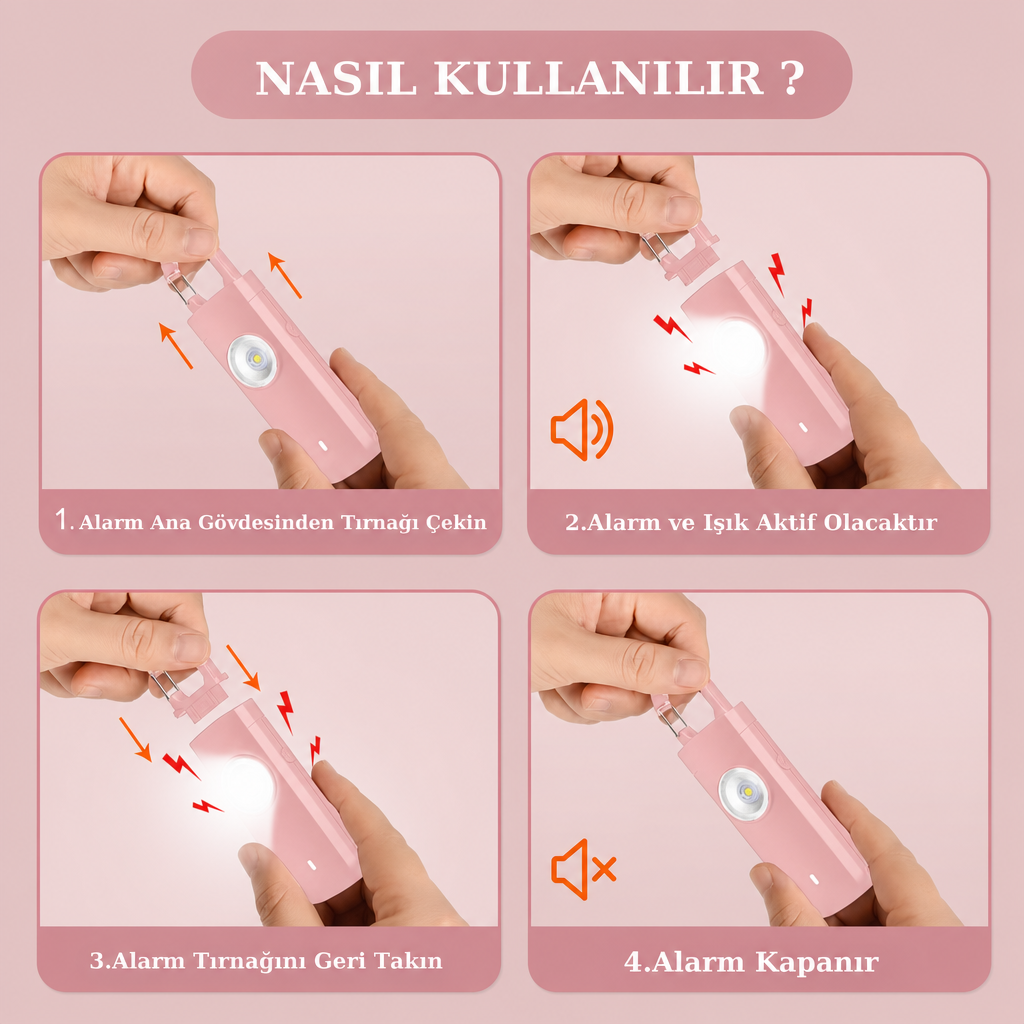Livi Kişisel Güvenlik Alarmı